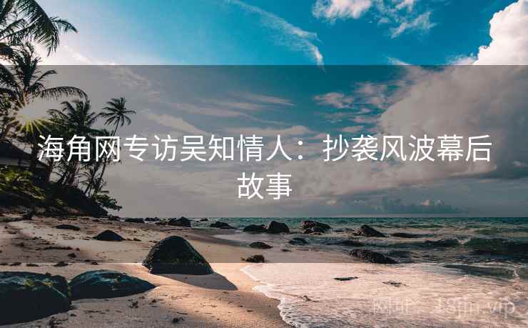 海角网专访吴知情人：抄袭风波幕后故事